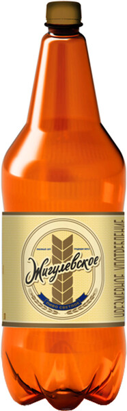 Пиво живое Жигулёвское светлое непастеризованное 4 % алк., Россия, 1 л