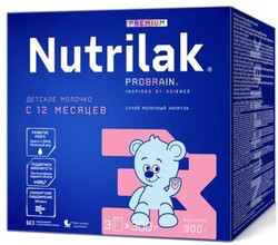 Смесь молочная Nutrilak Premium с 12 месяцев, 3,9 кг