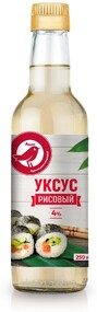 Уксус АШАН Красная птица рисовый 4%, 250 мл