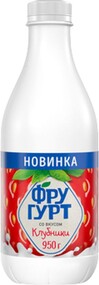Напиток кисломолочный Фругурт со вкусом клубники 1.5% 950г