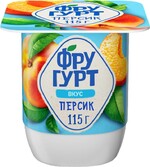 Йогурт Фругурт со вкусом персика 2.5% 115г