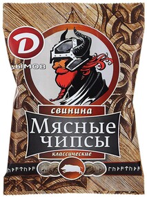 Чипсы Дымов мясные классические из свинины сыровяленые, 25г