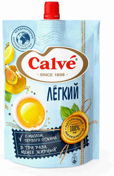 Соус Calve майонезный легкий, 400г