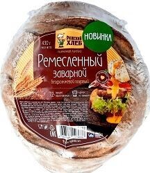 Хлеб Ремесленный заварной Рижский хлеб 430г