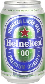 Пивной напиток безалкогольное Heineken, 330 мл., ж/б