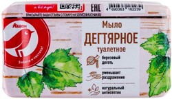 Мыло АШАН Красная птица Дегтярное, 140 г