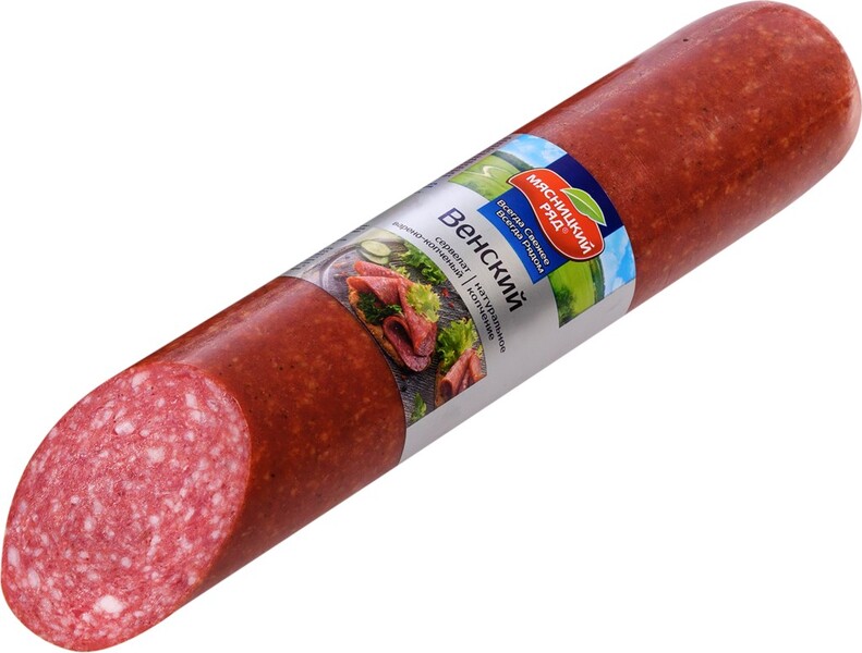 Колбаса Мясницкий ряд Венский сервелат варено-копченый
