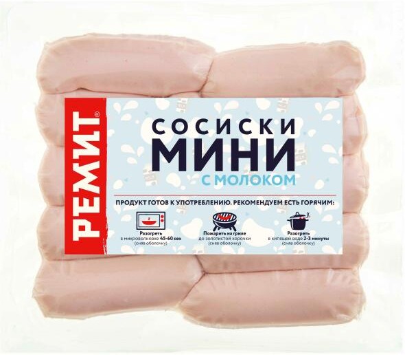 Сосиски мини «РЕМИТ» с молоком, 250 г