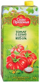 Сады Придонья Сок томатный солью 2л