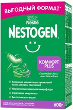 Смесь молочная Nestogen 1 Комфорт PLUS от коликов запоров срыгиваний с бифидобактериями с 0 мес., 600 г