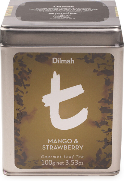 Чай Dilmah черный Манго и клубника 100 г, Шри-Ланка