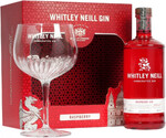Джин «Whitley Neill Raspberry» в подарочной упаковке с бокалом, 0.7 л