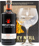 Джин «Whitley Neill Original» в подарочной упаковке с бокалом, 0.7 л