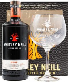 Джин «Whitley Neill Original» в подарочной упаковке с бокалом, 0.7 л
