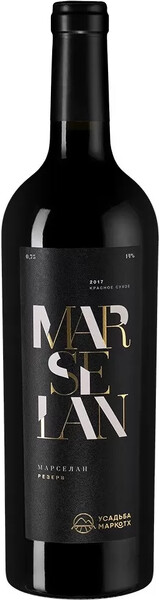 Вино Merlot Reserve, Усадьба Маркотх, 2018 г.