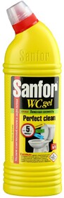 Санитарно-гигиеническое средство Sanfor wc гель, лимонная свежесть