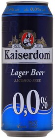 Пиво Kaiserdom Lager Beer Alcohol-Free алк 0%, 500 мл., ж/б