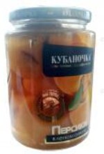 Персики В легком сиропе,  Кубаночка, 750 гр., стекло