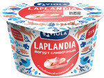 Йогурт Viola Laplandia сливочный с клубникой и бисквитом 7% 180г