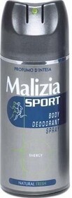 Malizia Дезодорант aэрозоль SPORT ENERGY 150 мл.