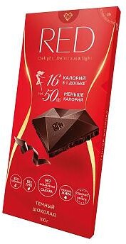 Шоколад темный классический RED 85г