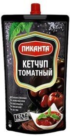 Кетчуп ПИКАНТА томатный 280 гр., дой-пак