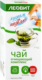 Чай Леовит Похудин очищающий комплекс 25п*2г