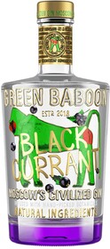 Джин Green Baboon с ароматом черной смородины Россия, 0,5 л