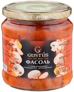 Фасоль Gustus По-домашнему с обжаренными грибами, 480 г