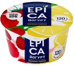 Йогурт EPICA с малиной и лимоном 4,9%, 130 г