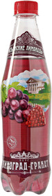 Напиток газированный Ильинские лимонады со вкусом винограда и граната, 480 мл