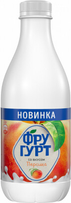 Напиток кисломолочный Фругурт со вкусом персика 1.5% 950г