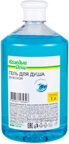 Гель для душа «Каждый день» Освежающий мужской, 1 л