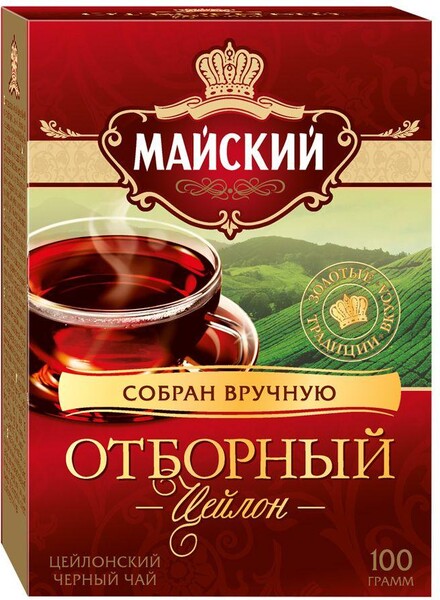 Чай Майский Сердце Цейлона черный 100 г