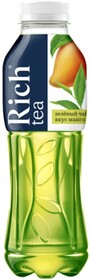 Напиток Рич Зеленый Чай со вкусом манго безалкогольный негазированный 0,5л