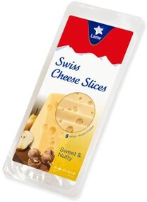 Сыр твердый Laime Швейцарский нарезка, 110 г