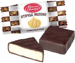 Конфеты Птичье молоко со сливочно-ванильным вкусом Красный Октябрь, вес