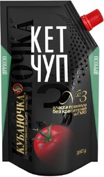Кетчуп №3 особый Кубаночка, 310 гр., дой-пак