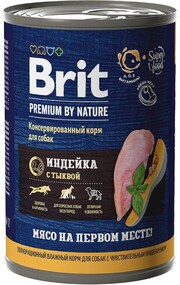 Корм для собак Brit индейка с тыквой, 410 г