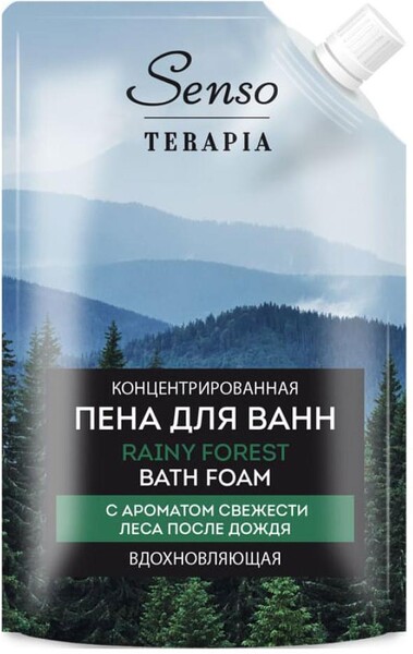 Пена для ванн Senso Terapia Rainy Forest концентрированная вдохновляющая, 500 мл