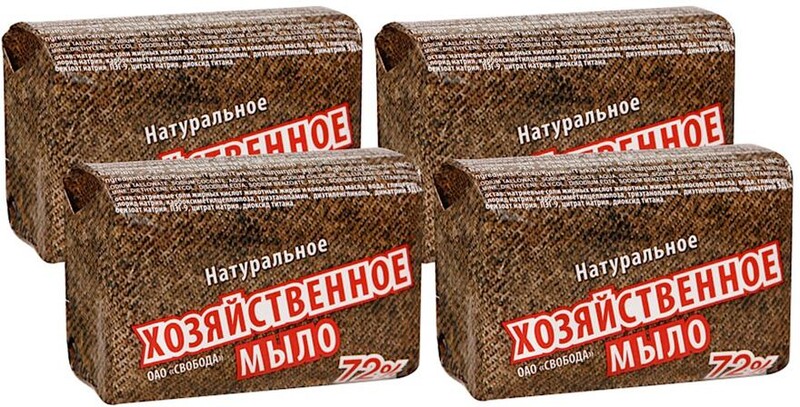 Мыло Свобода Хозяйственное 72%, 150г