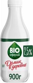 Продукт биокефирный ДОМИК В ДЕРЕВНЕ 2,5%, без змж, 900г