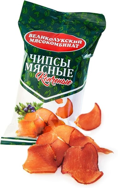 Чипсы мясные Великолукский МК Копченые 40г