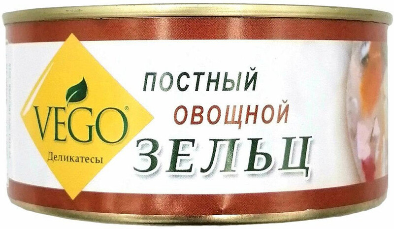 Зельц овощной постный веган, ж/б с ключом, 300 г