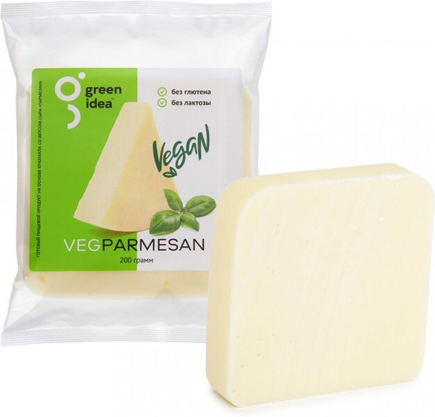 Сыр растительный Green Idea Пармезан кусок 200 г