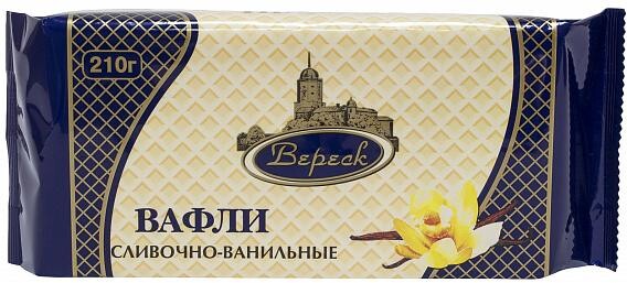 Вафли Вереск, Сливочно-Ванильный, 210 гр., флоу-пак