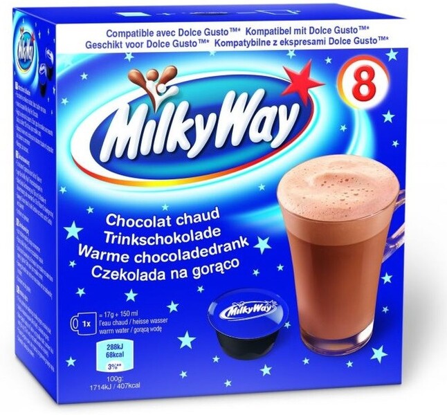 ГОРЯЧИЙ ШОКОЛАД MILKY WAY В DOLCE GUSTO КАПСУЛАХ, 8 КАПСУЛ