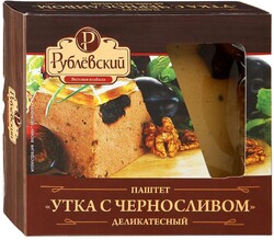 Паштет Рублевский Утка с черносливом деликатесный, 200 г