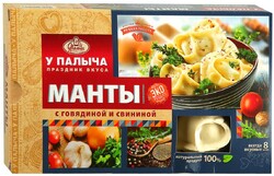 Манты У Палыча с говядиной и свининой 440г