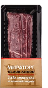 Стейк говяжий Минутка Мираторг охлажденный 190 г